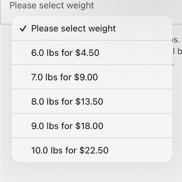 Additional Postage: Bundles Over 5lbs - Picture 3 of 3